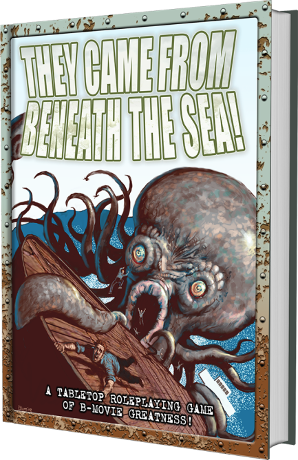 Kickstarter - They came From Beneath the Sea - Cover MockUp