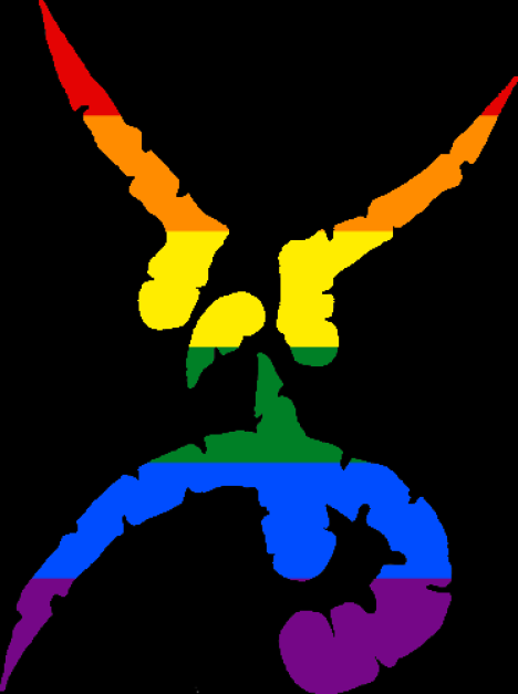 WtA Falcon Totem Symbol (Pride Style)