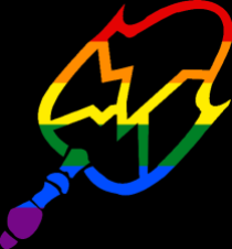 VtM Dominate Malkavians Symbol (Pride Style)