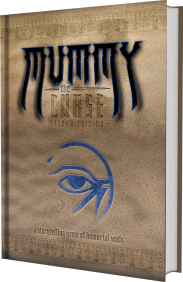 Mummy: The Curse 2nd Edition - Buch MockUp
